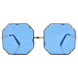 CLARITY Blue 70s Sunglasses