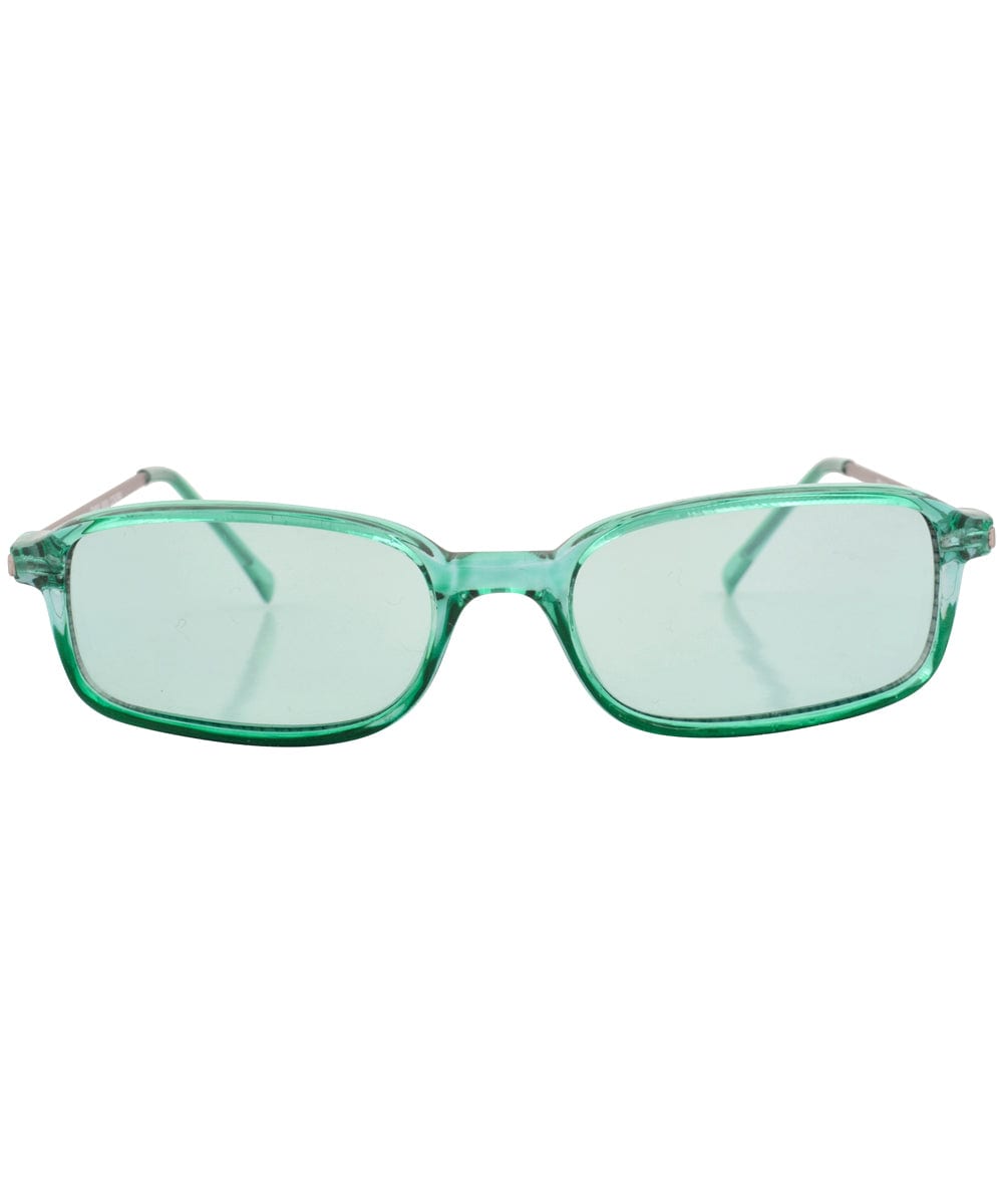 coated green sunglasses