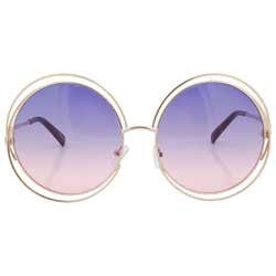 concentric blue pink sunglasses