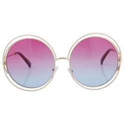 concentric pink blue sunglasses
