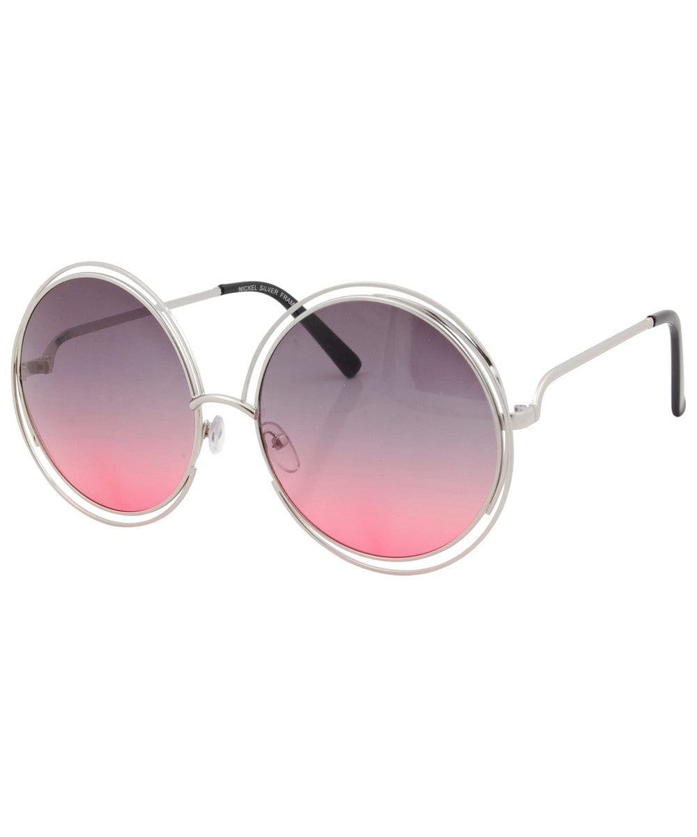 concentric smoke pink sunglasses