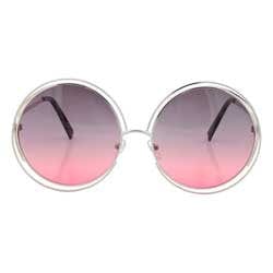 concentric smoke pink sunglasses