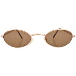 convex gold brown sunglasses