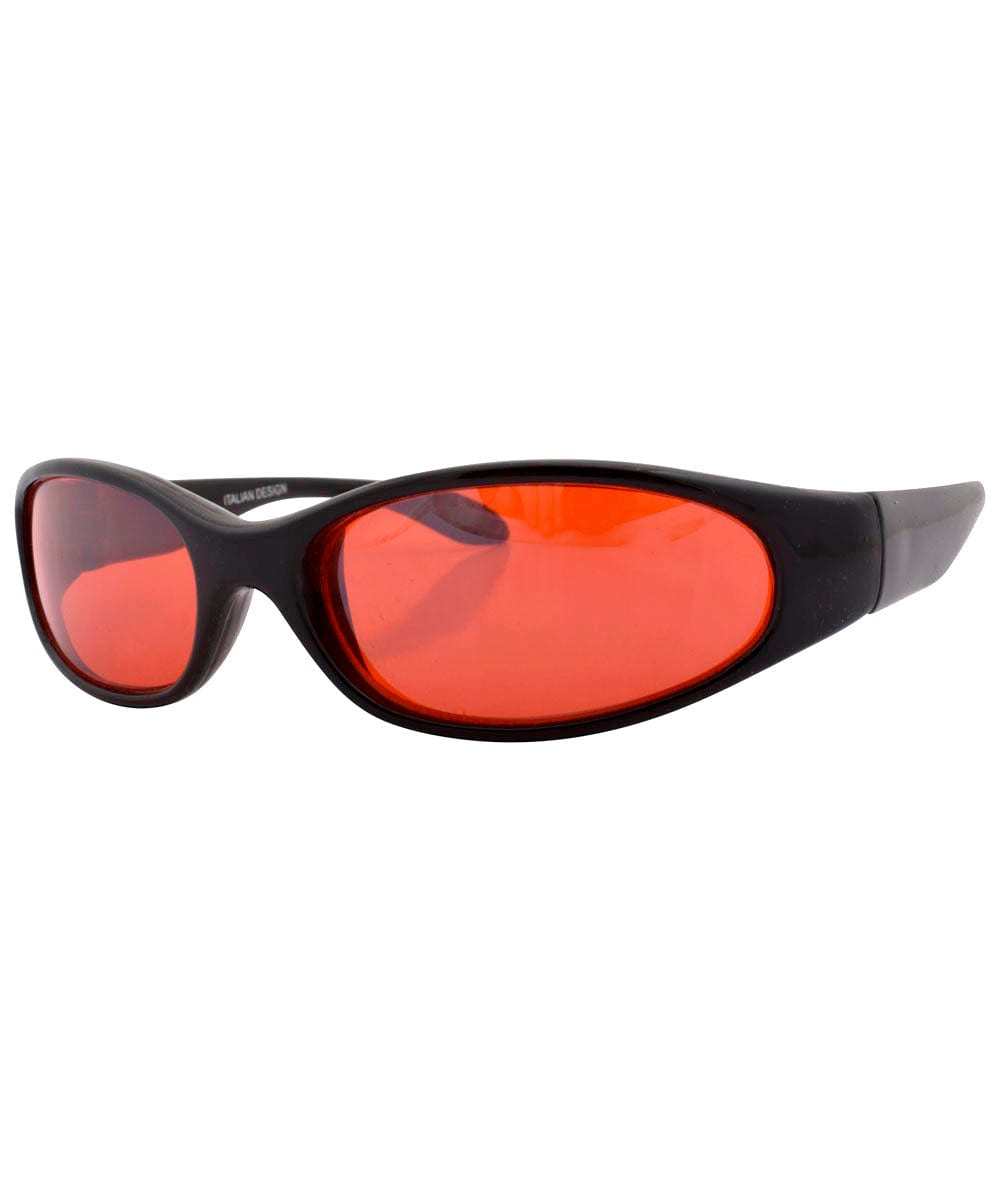 coogie black red sunglasses