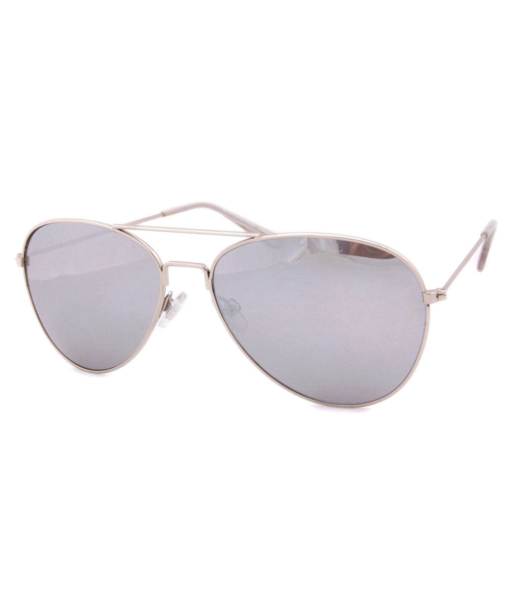 cop rock silver sunglasses