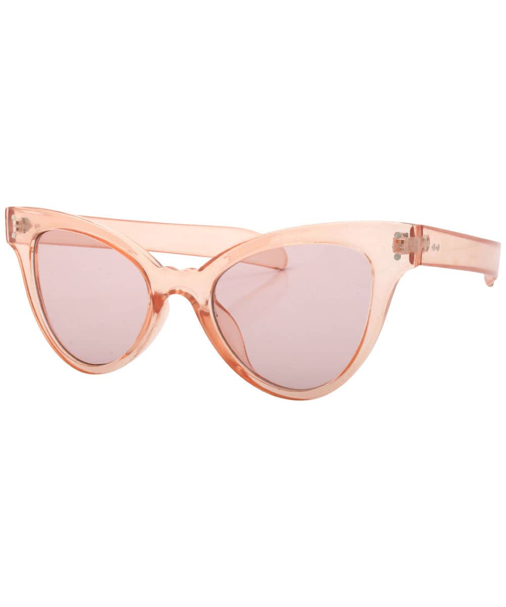 Pink gold cat eye sunglasses