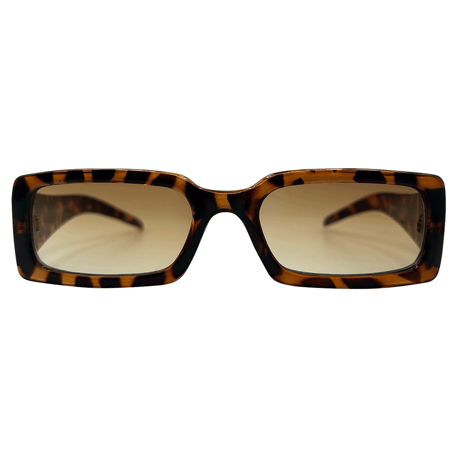CUT Square SunglassesTortoise/Amber-Giant Vintage Eyewear