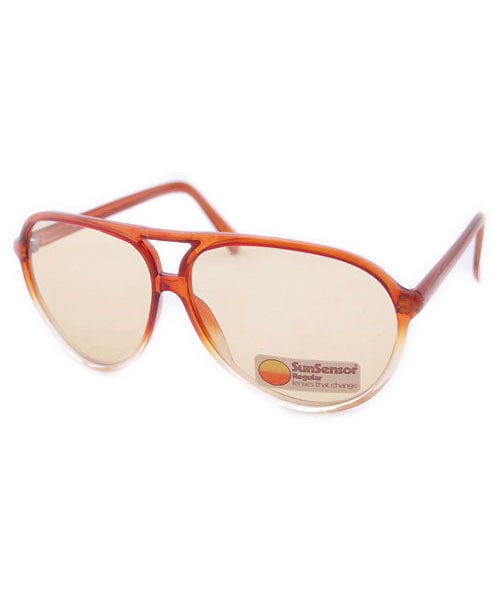 cx huntington rust clear sunglasses