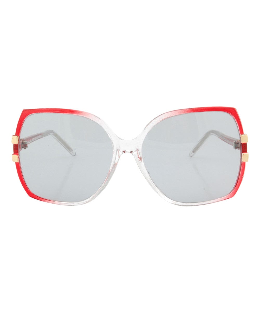 cx jackie crystal red sunglasses
