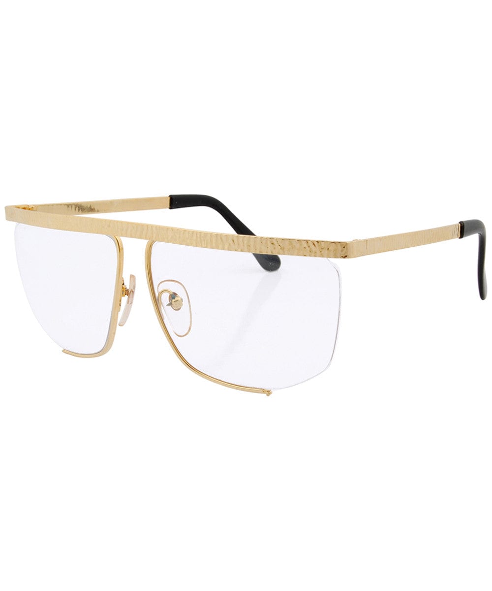 didier gold clear sunglasses