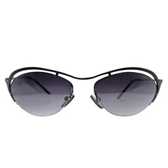 DIMENSIONS Futuristic SunglassesBlack/Smoke-Giant Vintage Eyewear
