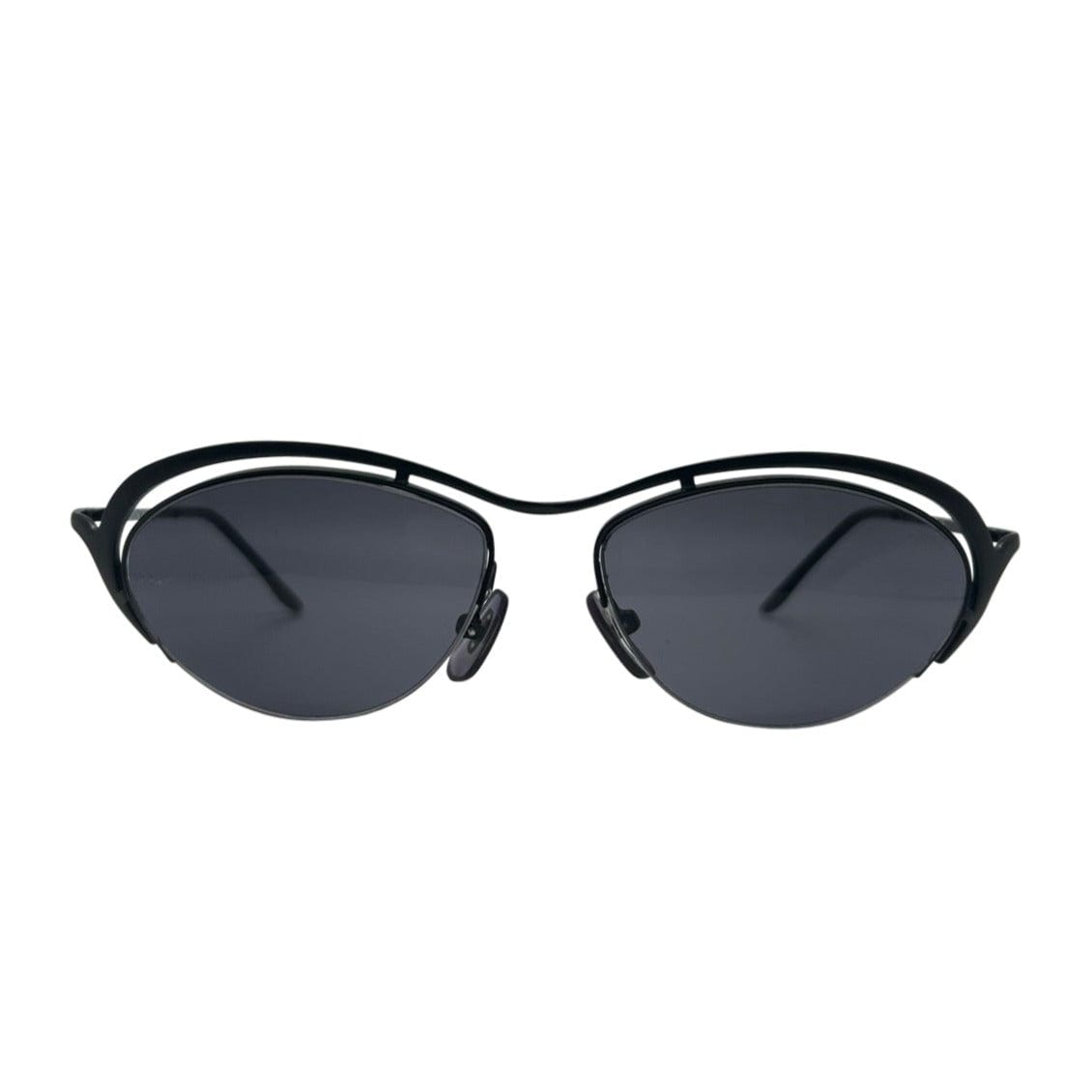 DIMENSIONS Futuristic SunglassesBlack/Super Dark-Giant Vintage Eyewear