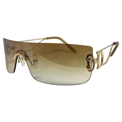 DRAMA Amber/Gold-Giant Vintage Eyewear