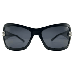 DROP TOP Y2K Round SunglassesBlack-Giant Vintage Eyewear