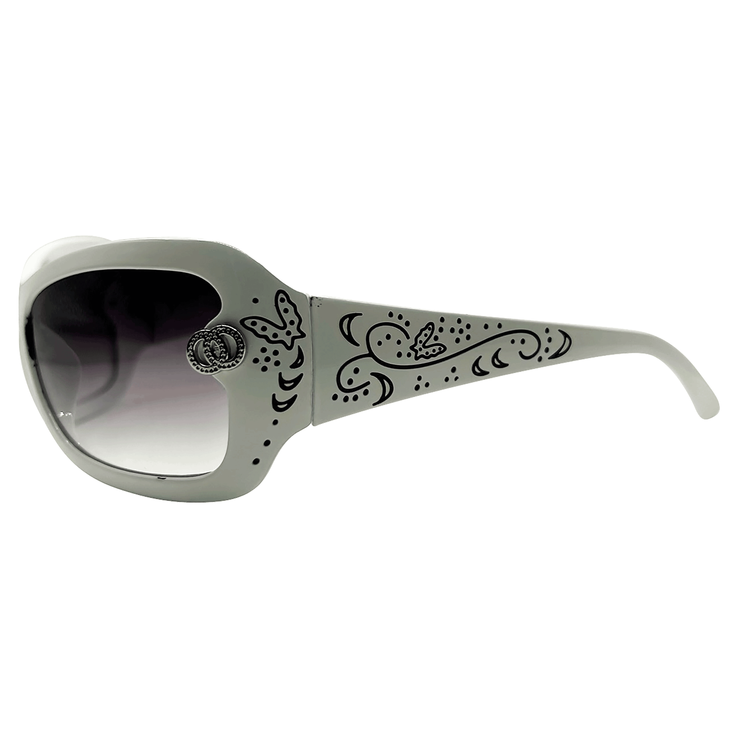 DROP TOP Y2K Round Sunglasses-Giant Vintage Eyewear