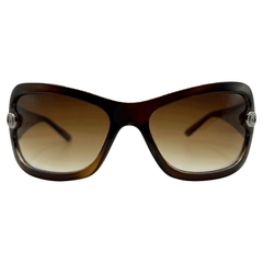 DROP TOP Y2K Round SunglassesJelly Brown-Giant Vintage Eyewear