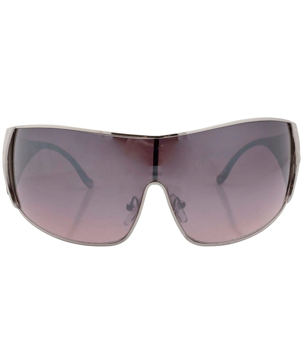 dropper silver smoke sunglasses