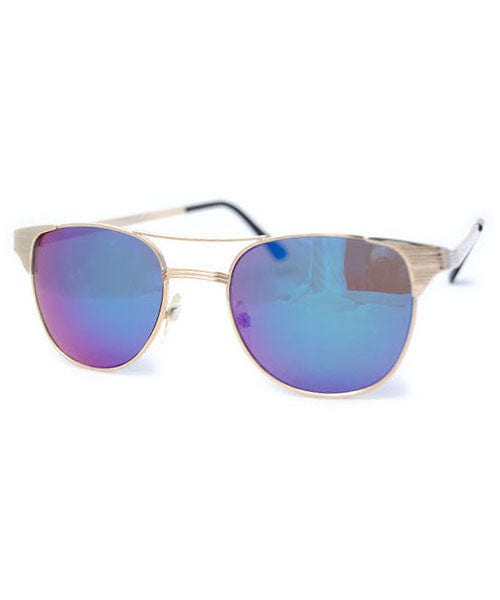 electric youth gold sunglasses