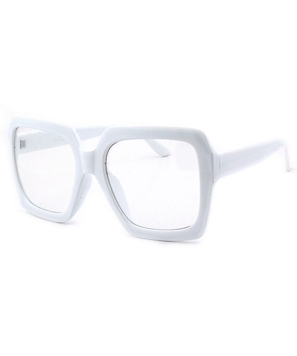 elna white sunglasses