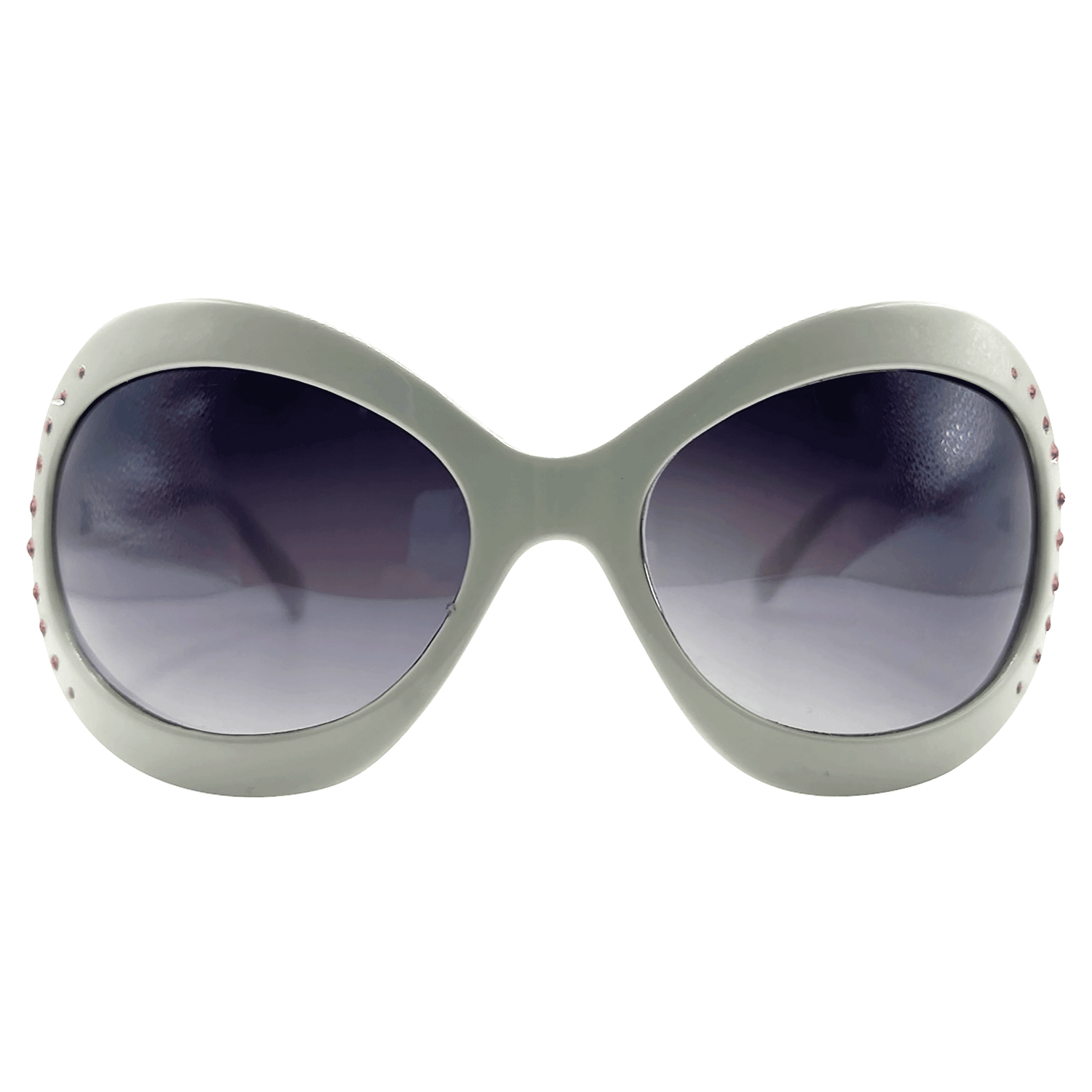 ELTON Oversized Sunglasseswhite-Giant Vintage Eyewear