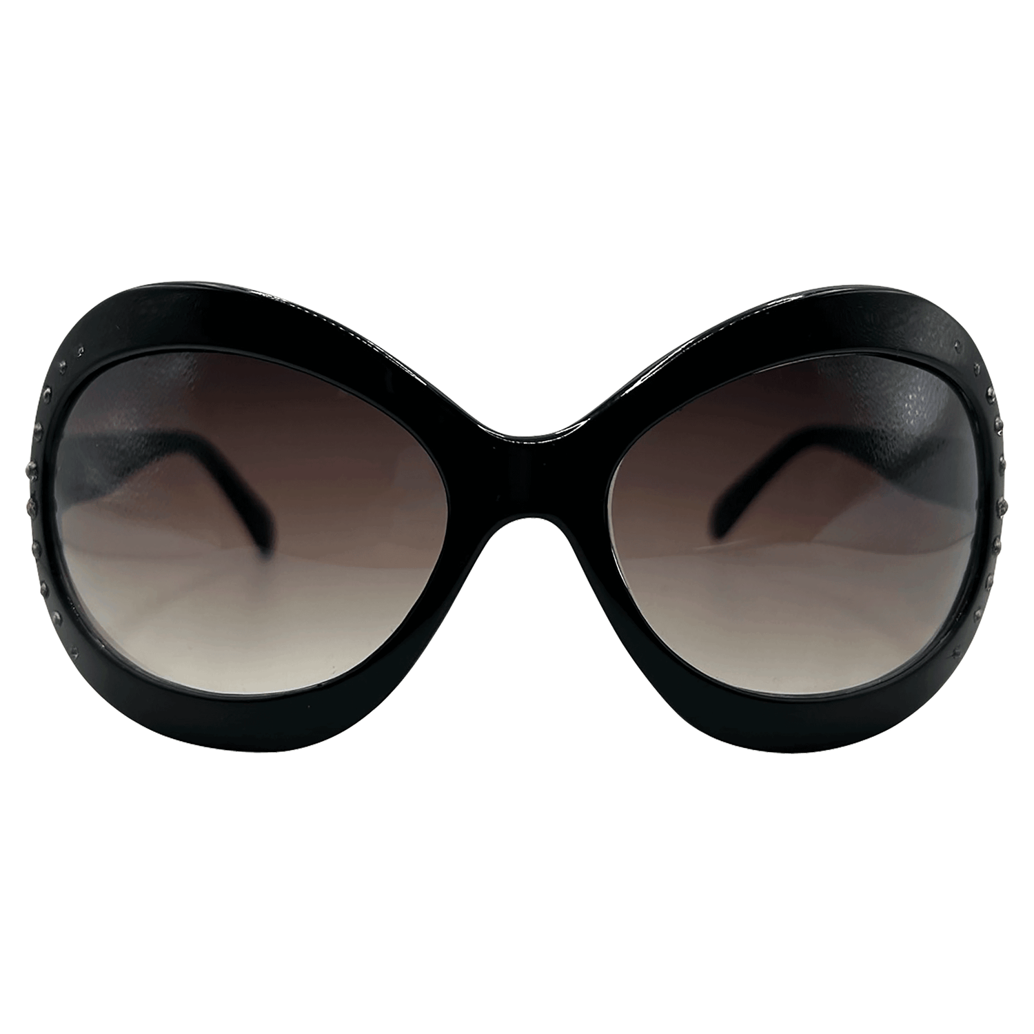 ELTON Oversized Sunglassesblack / smoke-Giant Vintage Eyewear