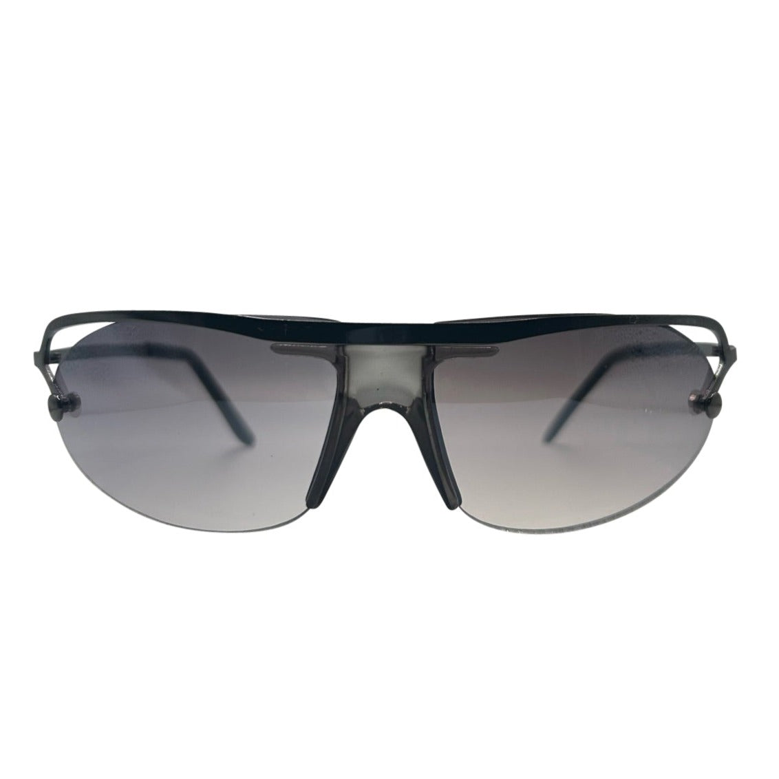 ENTERPRISE Gunmetal Grey/Smoke Sports Sunglasses-Giant Vintage Eyewear