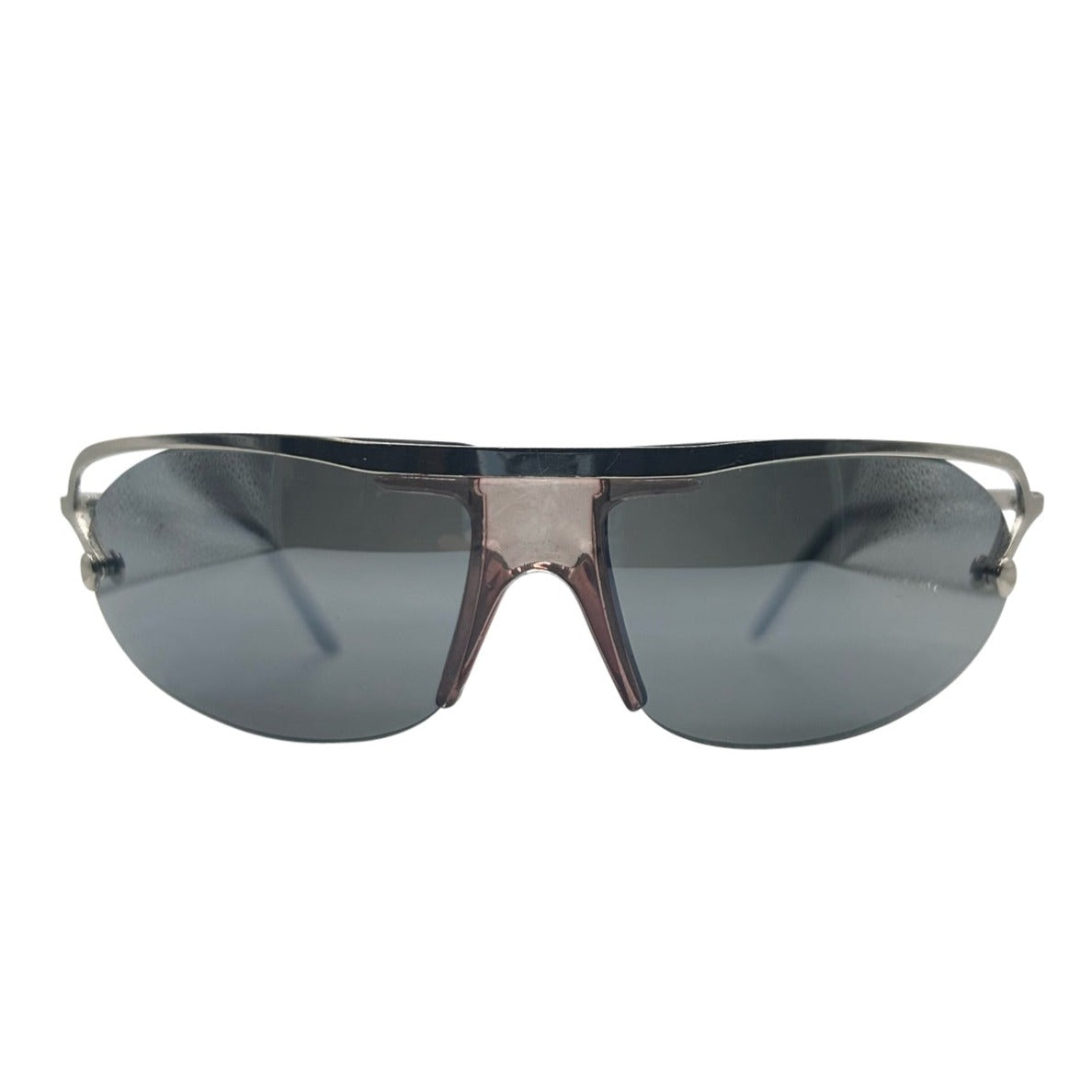 ENTERPRISE Silver Mauve/Silver Dark Sports Sunglasses-Giant Vintage Eyewear