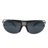ENTERPRISE Silver Grey/Super Dark Sports Sunglasses-Giant Vintage Eyewear