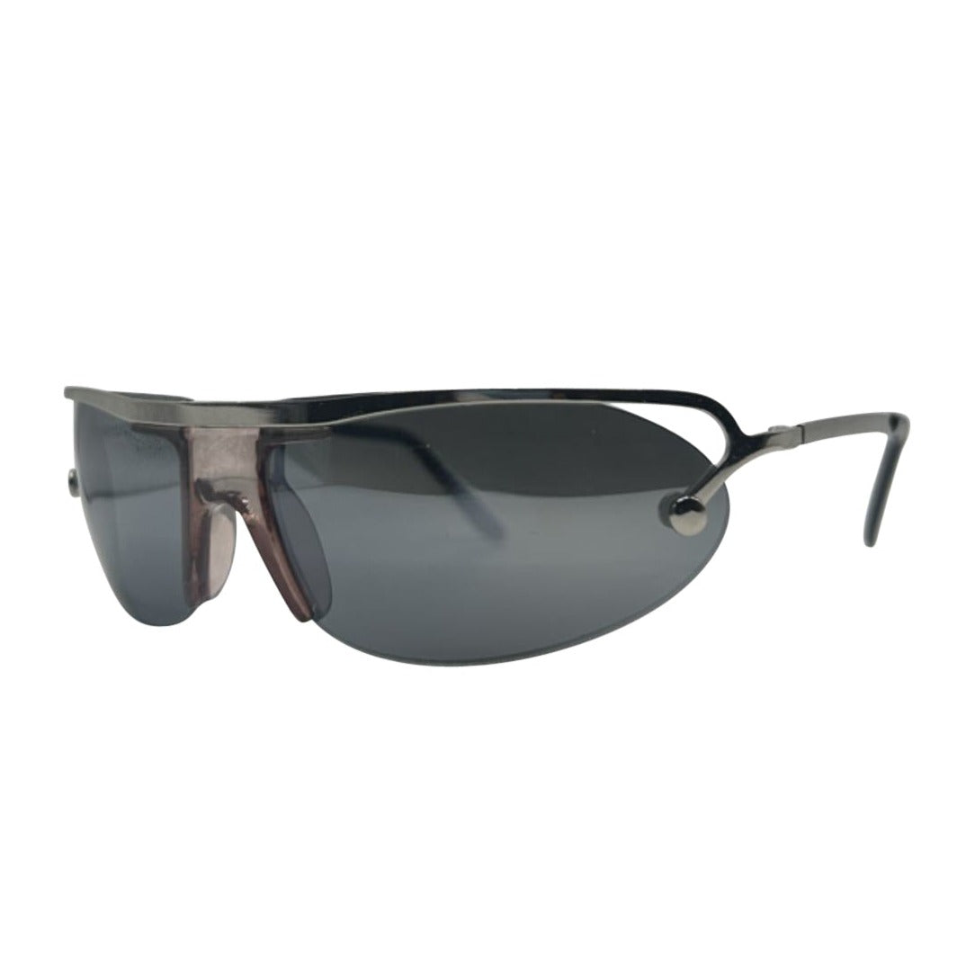 ENTERPRISE Silver Mauve/Silver Dark Sports Sunglasses-Giant Vintage Eyewear