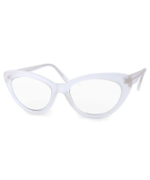 feline frost clear sunglasses