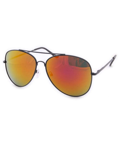 ferrante black fire sunglasses