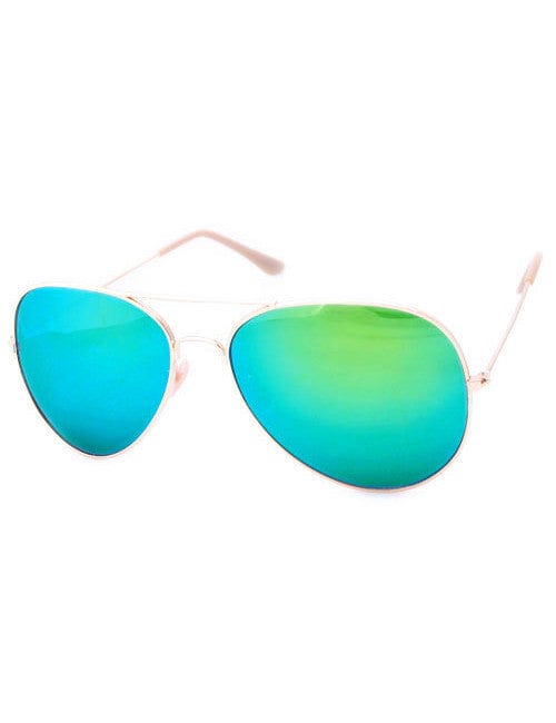 ferrante gold aqua sunglasses