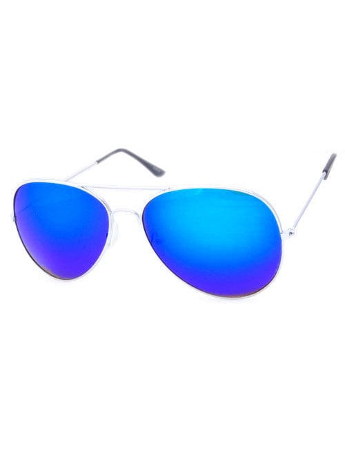 ferrante silver blue sunglasses