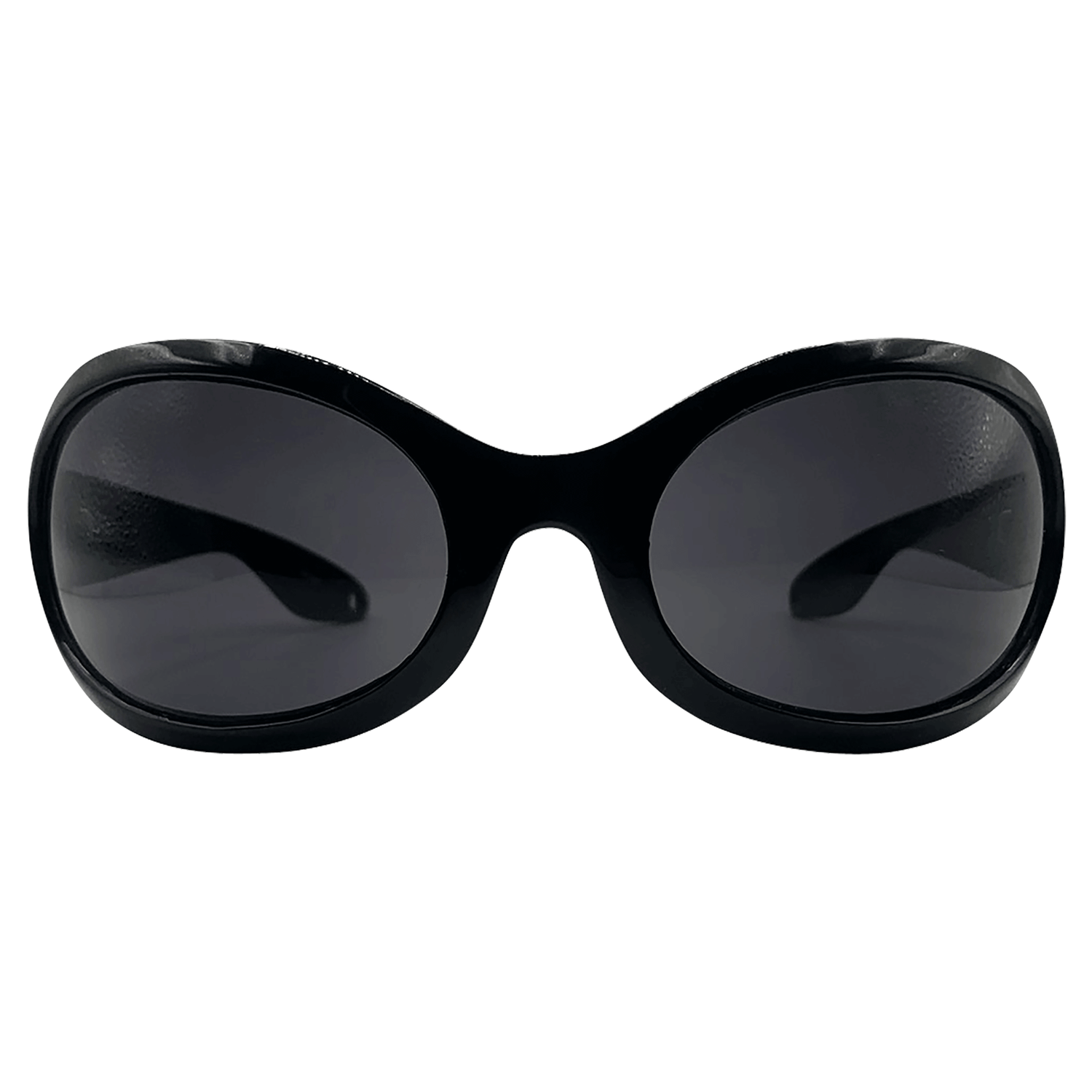 FIFTY SEVEN 90s Oversized SunglassesGloss Black/Super Dark-Giant Vintage Eyewear