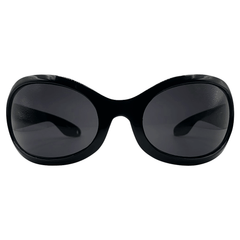 FIFTY SEVEN 90s Oversized SunglassesGloss Black/Super Dark-Giant Vintage Eyewear