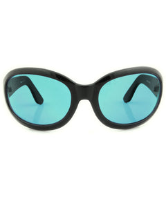 FIFTY SEVEN 90s Oversized SunglassesAqua-Giant Vintage Eyewear