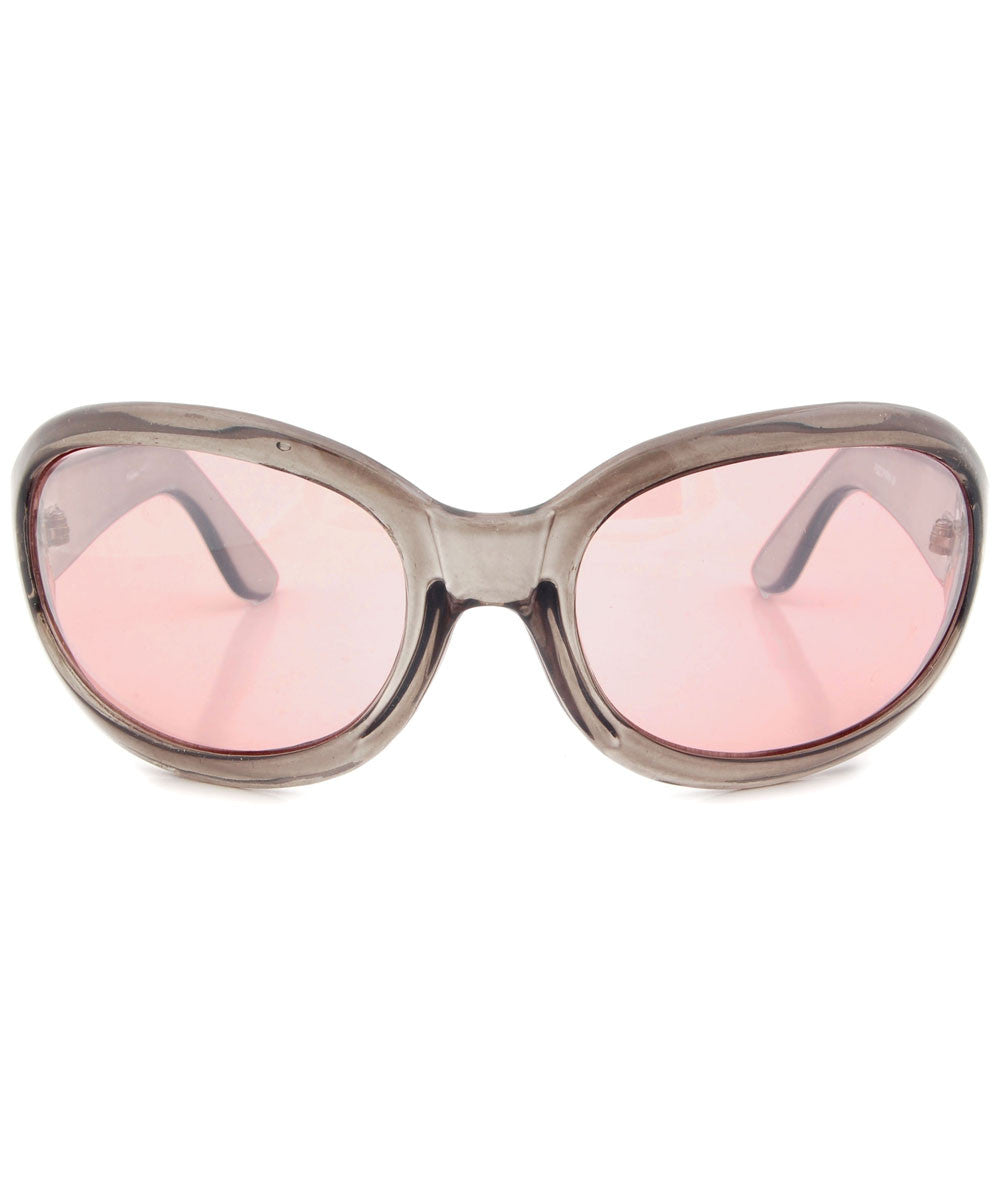 FIFTY SEVEN 90s Oversized SunglassesSmoke/Pink-Giant Vintage Eyewear