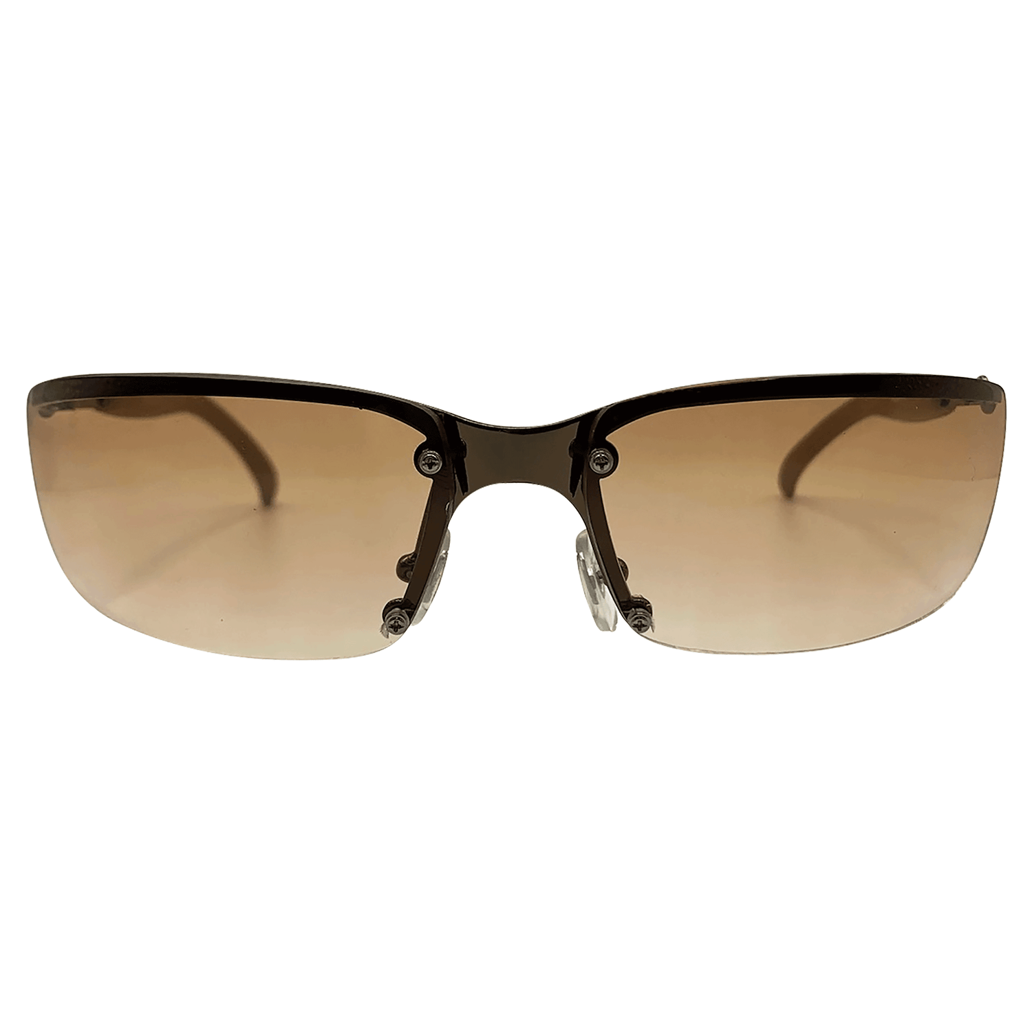 FIREFLY Colorful Rimless SunglassesBrown-Giant Vintage Eyewear
