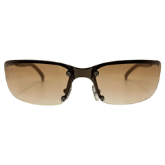 FIREFLY Colorful Rimless SunglassesBrown-Giant Vintage Eyewear