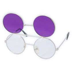 flip co purple silver sunglasses