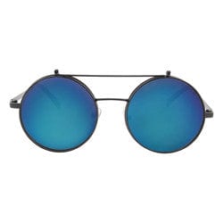 flip power black aqua sunglasses