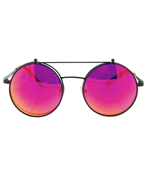 flip power black purple sunglasses