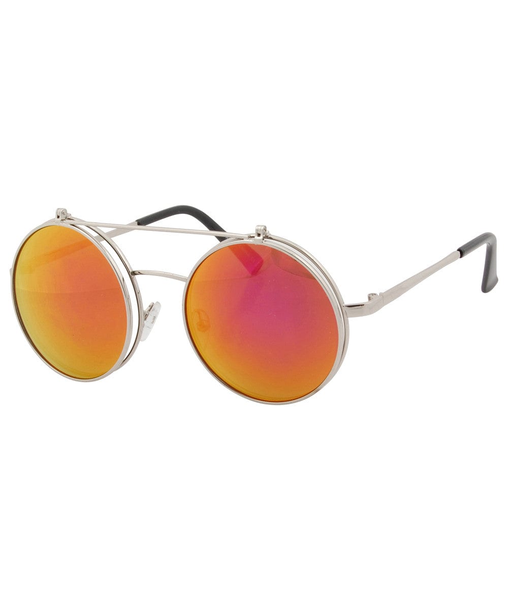 flip power silver fire sunglasses