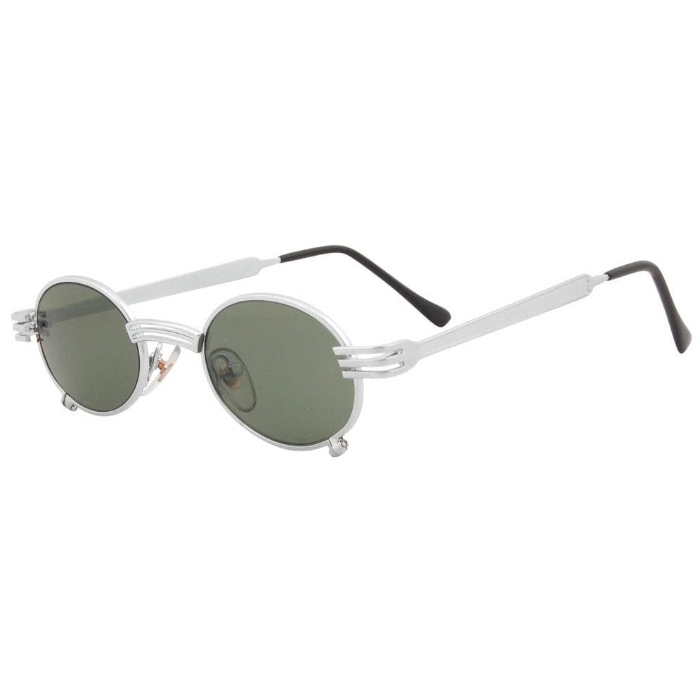 forked silver sunglasses