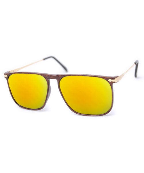 franco brown gold sunglasses