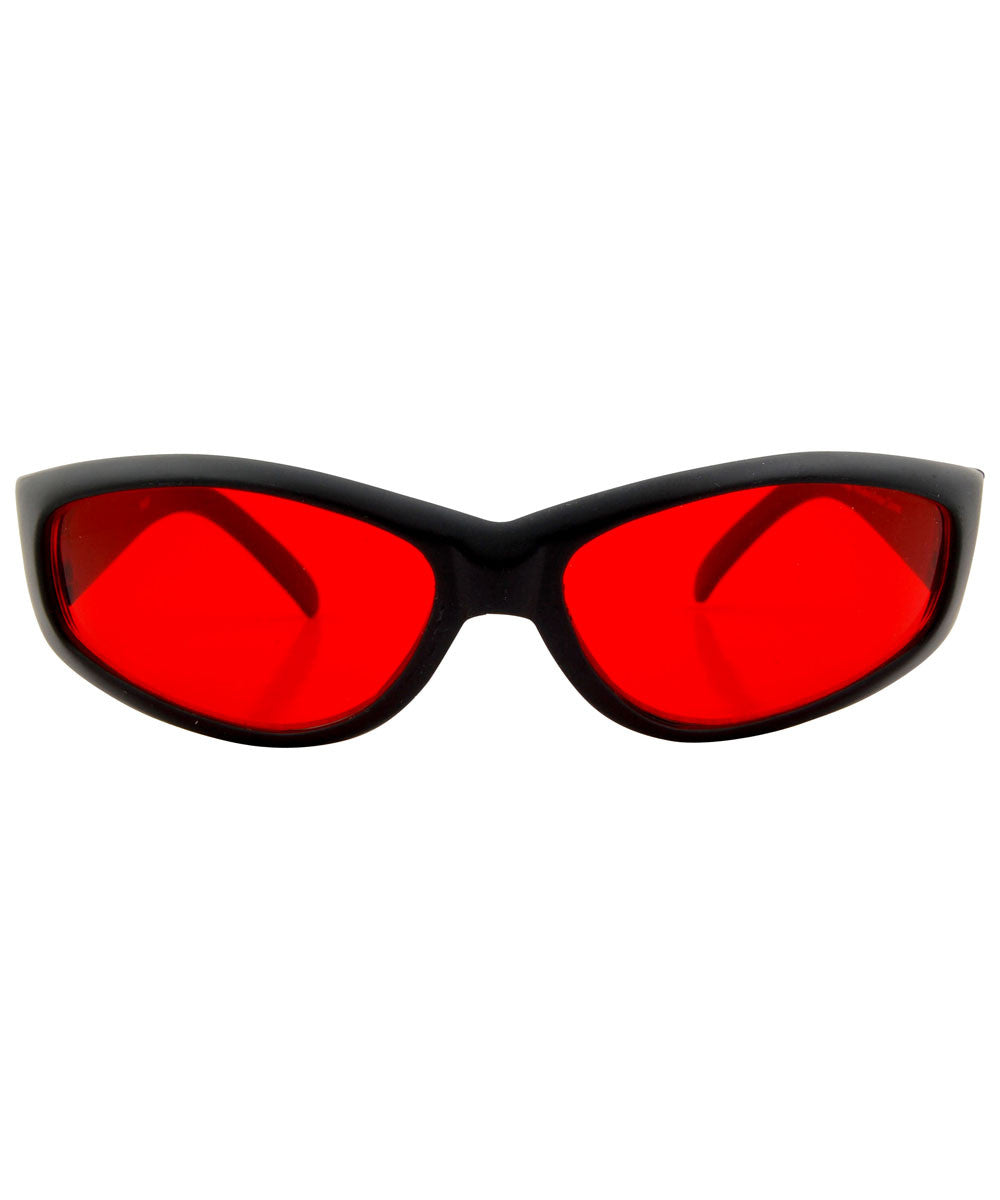 fumes black red sunglasses
