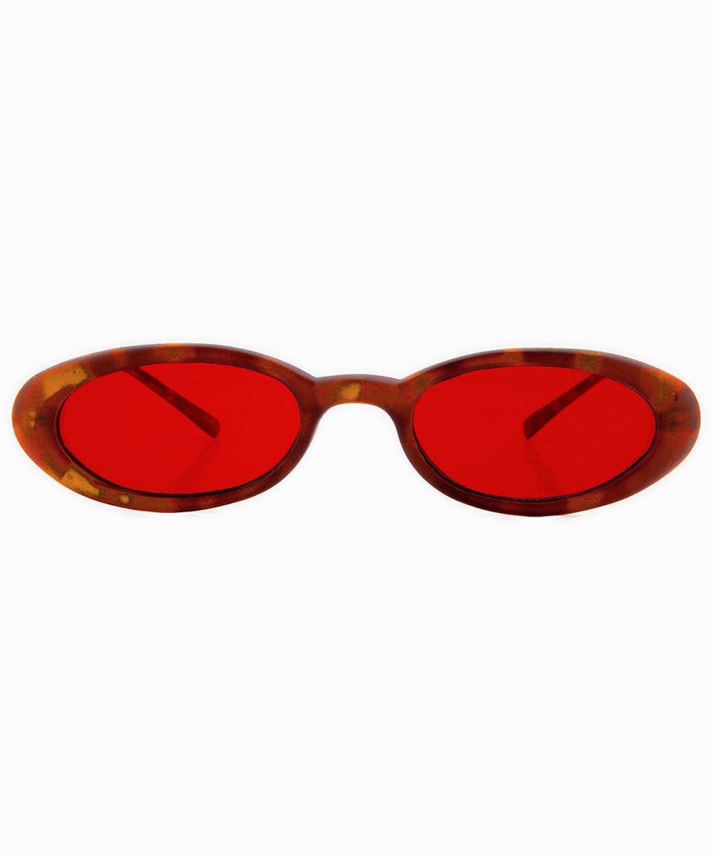 funked demi red sunglasses