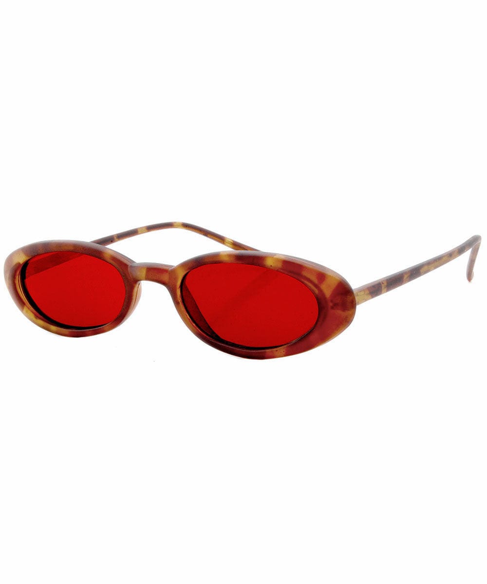 funked demi red sunglasses