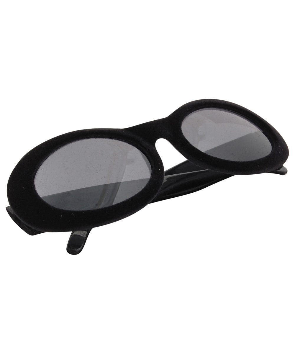 furry love black smoke sunglasses