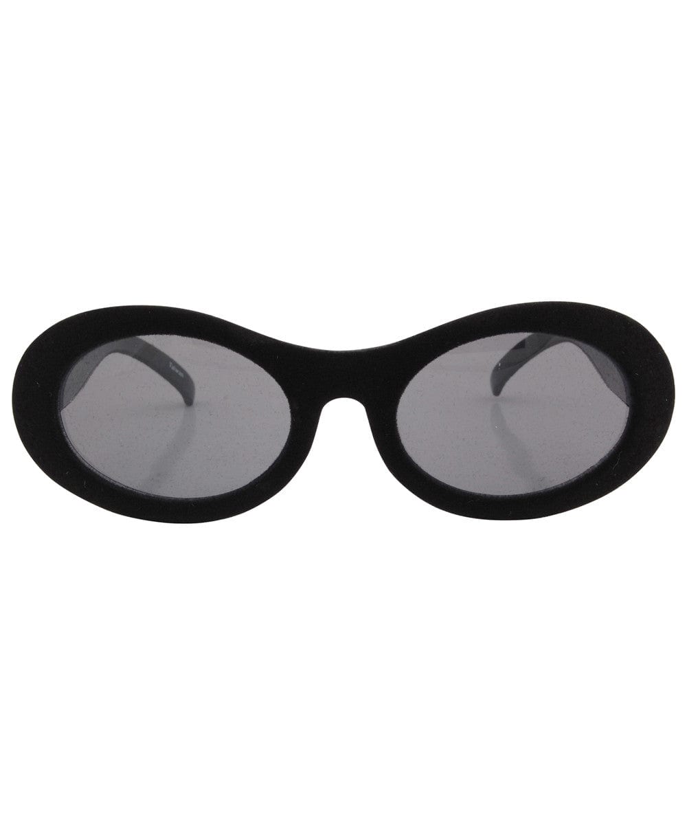 furry love black smoke sunglasses